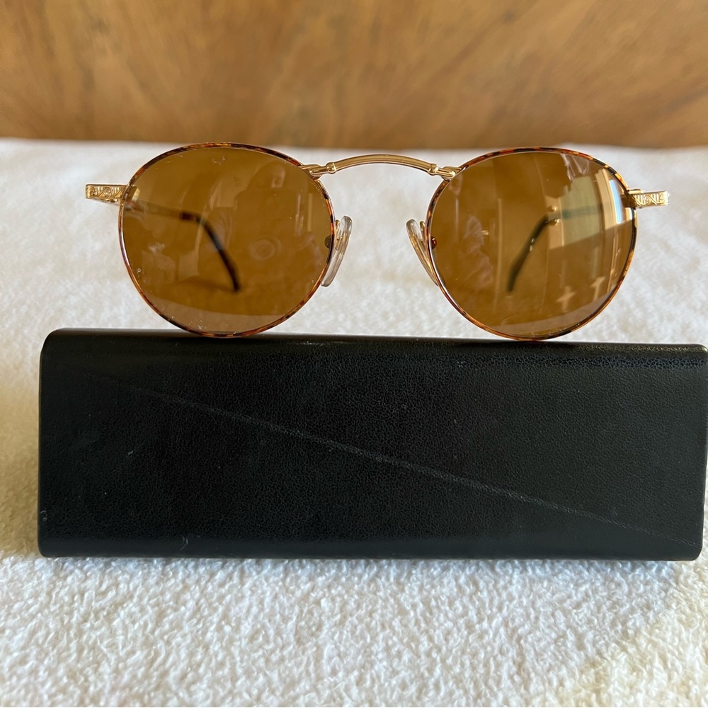 Vintage Dakota Smith USA 11-35 madero beach amber gold sunglasses